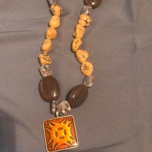 Handmade Statement necklace. Boho style!